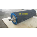 Transportband trommel rubber achterblijvende rolgordelpoelie